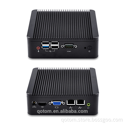 2017 Dual Lan Quad Core Mini Pc Celeron J1900 CPU, 2G RAM, 8G SSD,WIFI desktop computer